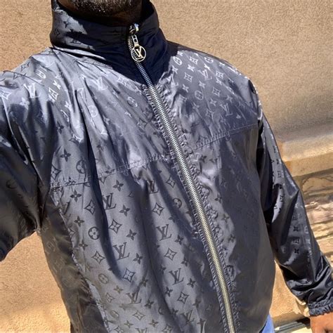 reflective louis vuitton jacket|louis vuitton monogram jacket men.